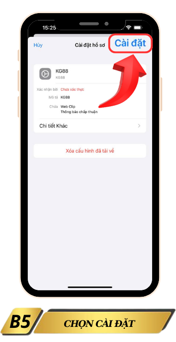 KG88 - Hướng dẫn tải app trên điện thoại di động